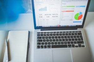 Laptop, notebook, business — Forex Trade Brokers Offering Multi-Asset Access